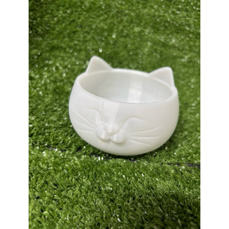 Pote Decorativo Gatinho em Impressão 3D – Organizador Fofo para Decoração e Utilidades
