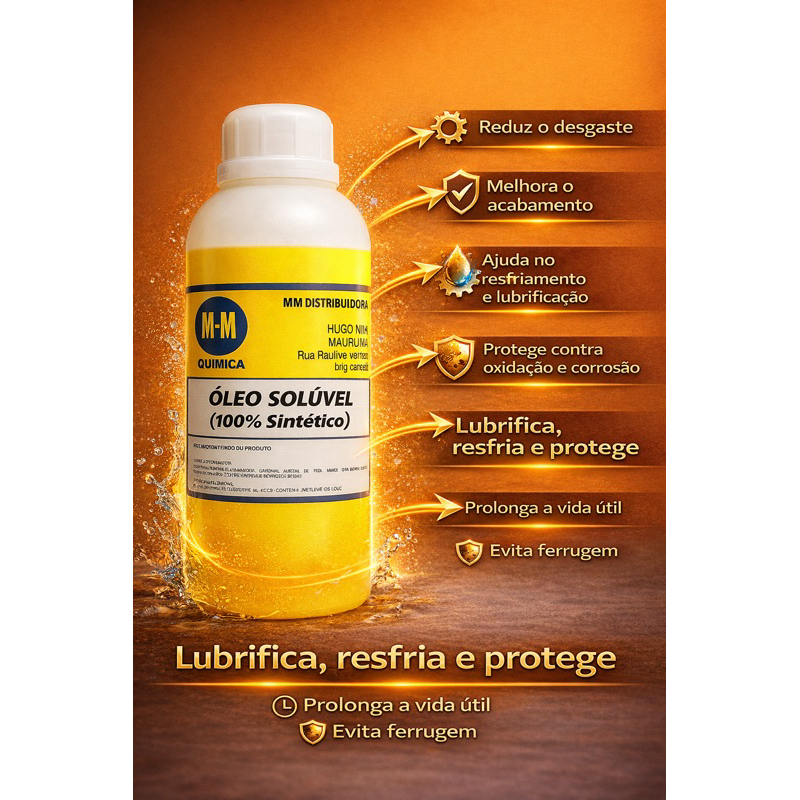 Óleo Solúvel de Corte Biodegradável