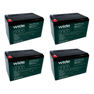 KIT 4 BATERIAS CICLO PROFUNDO 12V 15AH /12V 16AH PARA BICICLETA ELETRICA ,PATINETE, MOTOS ELETRICA. em Oferta na Shopee