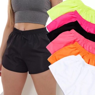 Shorts Shortinho Feminino Tactel Praia Academia Corrida Moda Fitness Lazer Confortável Estilosos Verão Secagem Rápida