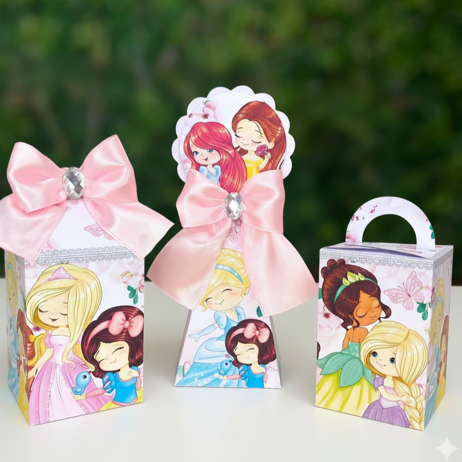 KIT Personalizados PRINCESAS - PEGUE E MONTE -  Lembrancinhas Personalizadas para Festa infantil A PARTI DE 10 UNIDADES