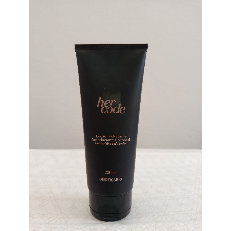 hidratante 200ml her code, florata rose bouquet, cereja livre cuide-se bem, celebre , cereja e amêndoas