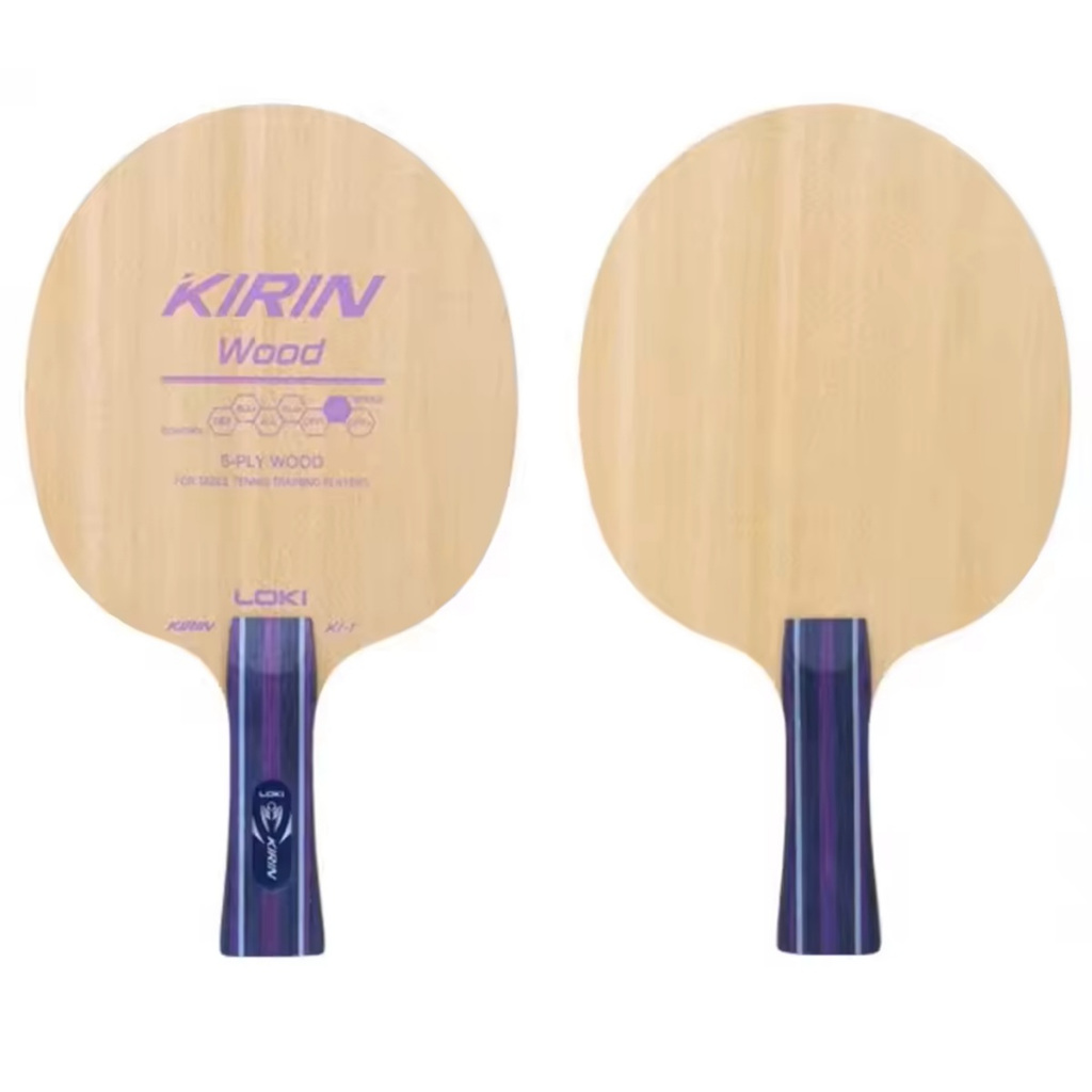 Raquete Tenis Mesa Loki Kirin K1-t CS / FL Lâmina de Madeira