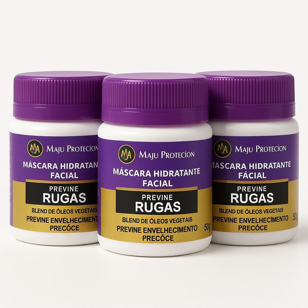 Kit 3 UN Creme Facial  Máscara Hidratante Anti Rugas  Previne Envelhecimento Linhas de Expressão em Oferta na Shopee