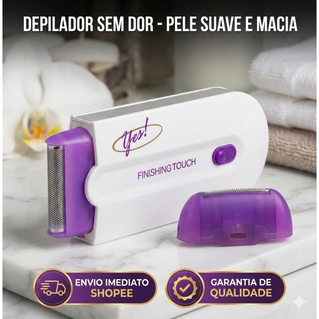 Depilador Elétrico Feminino Laser Indolor Sem Fio
