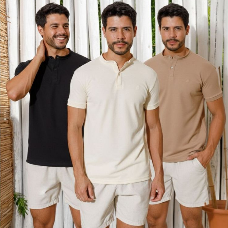 Camisa Malha Bata Piquet Importado Conforto e Estilo