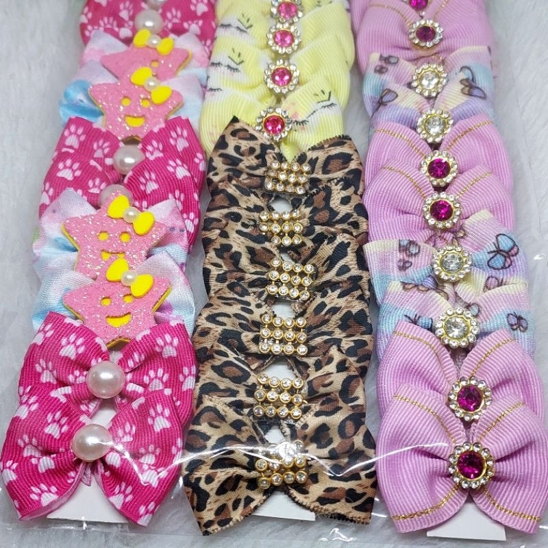 36 LAÇO PET FÊMEA SORTIDO - PARA BANHO E TOSA -  PET SHOP