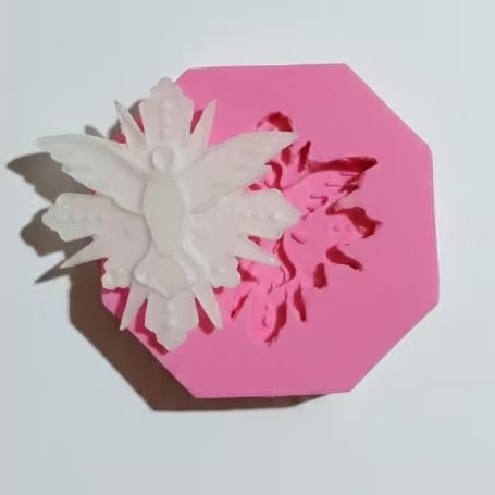 Molde de Silicone DIVINO ESPIRITO SANTO,  Pasta Americana Confeitaria Biscuit Ref  054