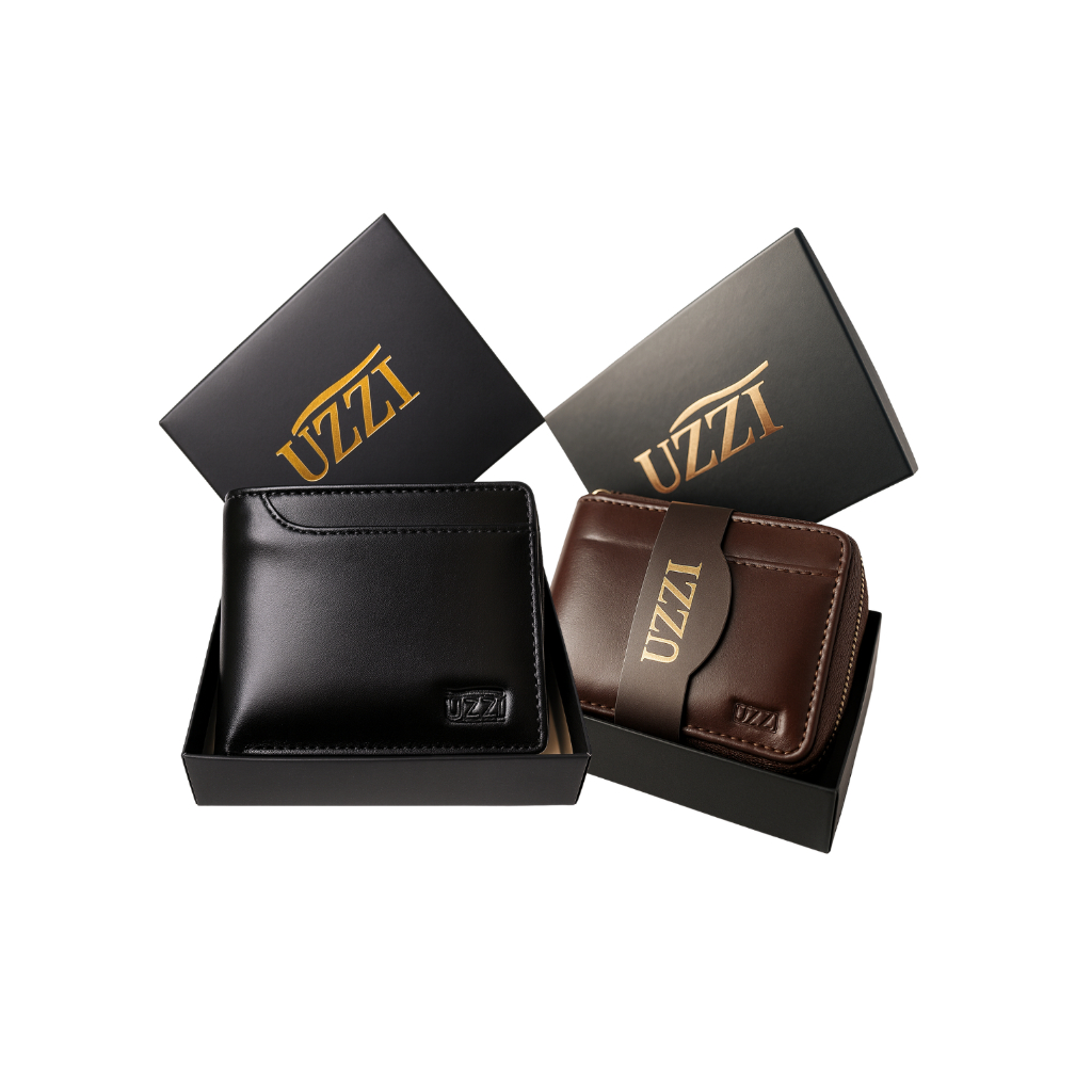 Carteira Masculina Couro 100% Legítimo com zíper porta moeda porta cartão presente em Oferta na Shopee