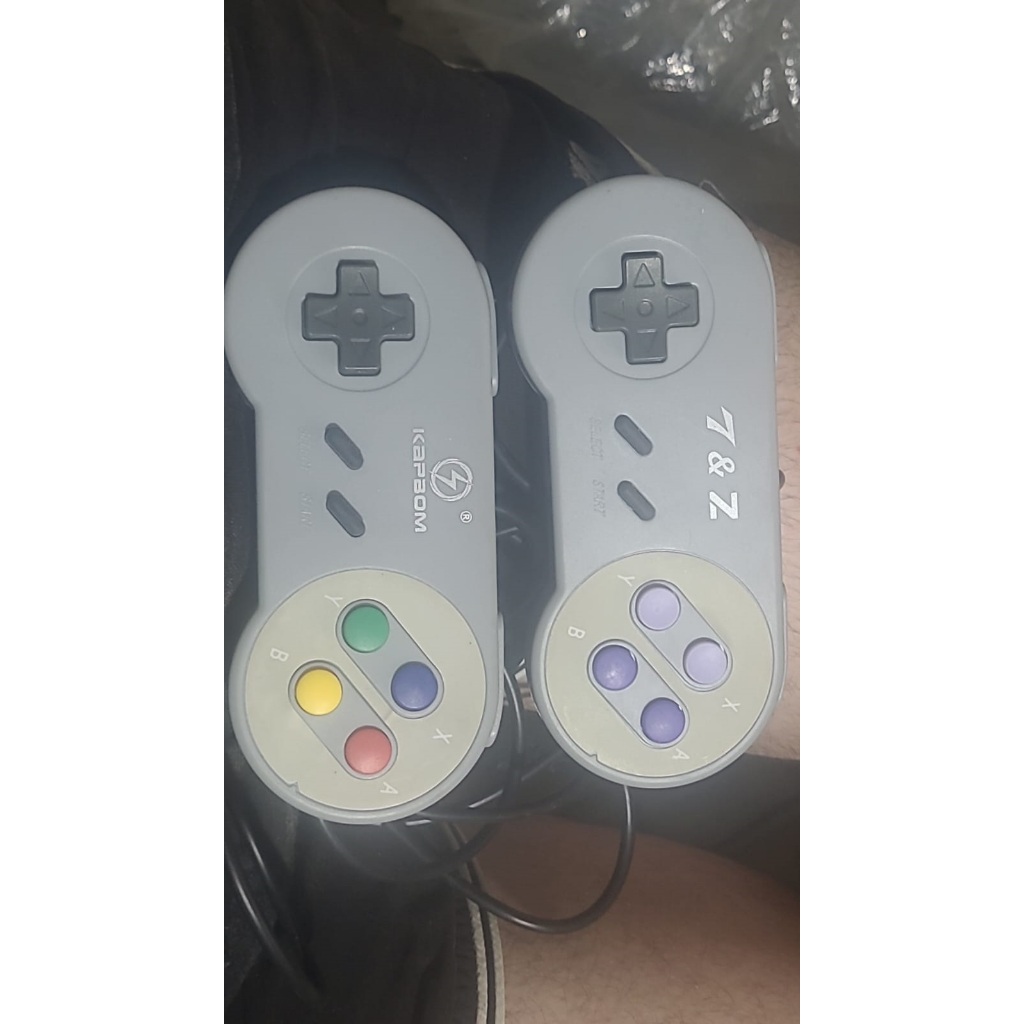 2 Joystick Controle USB Super Nintendo SNES para PC Mac Linux Raspberry