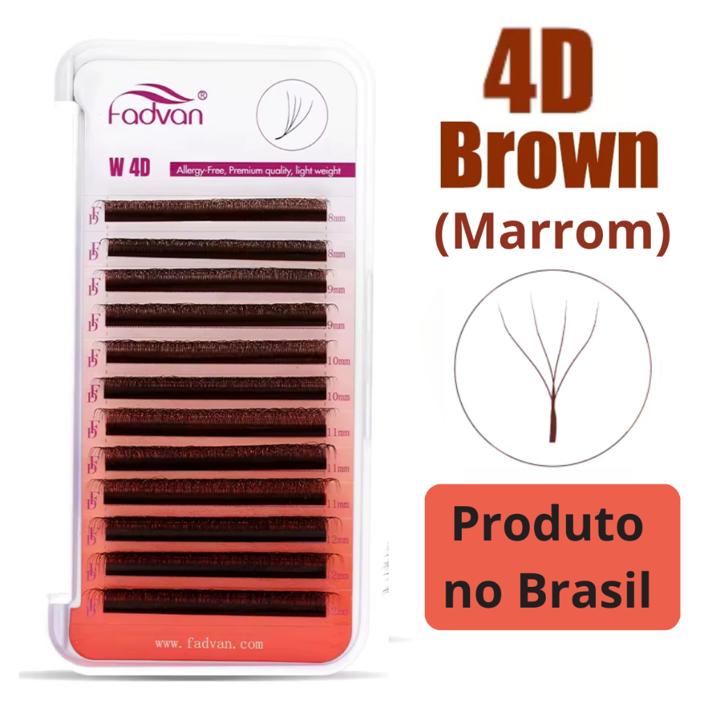 Cílios Fadvan 4d Marrom: Onde Comprar | BuscaProdutos