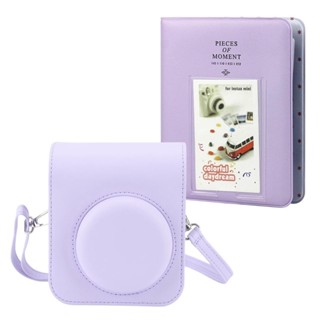 Capa Magnética Protetora Bag Com Alça Para Câmera Instax Mini 12 + Álbum roxo em Oferta na Shopee