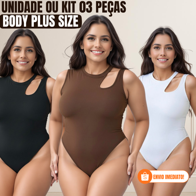 Blusa plus size feminina body marrom regata alcinha roupas plus size bory preto plus size em Oferta na Shopee