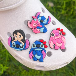 Kit Pins Stitch | enfeite para sapato babuche | acessório para sandália