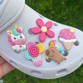 Kit Pins Doces Fofos | Enfeite para Babuche e Sandália | Aplique para Sapato em Oferta na Shopee