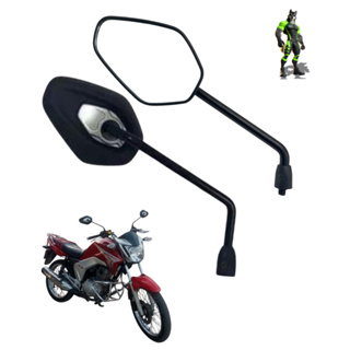 Retrovisor Modelo Fixo Tiger Triumph 1200 Rosca Honda/ Yamaha ABS em Oferta na Shopee