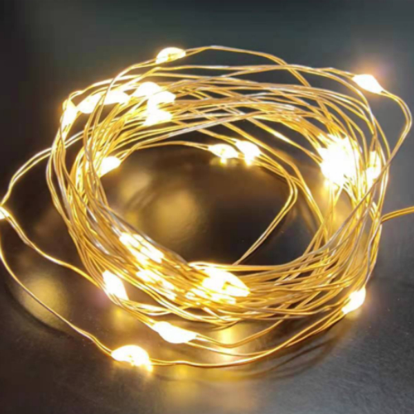 1/2/5 Pcs Colorido Fio Fada 2M Com Luzes Led Fada Para Decoração De Casa e Natal Festa