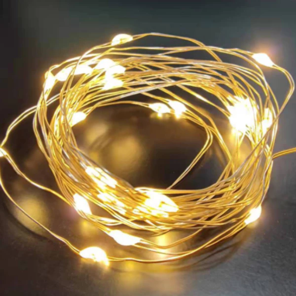 1/2/5 Pcs Colorido Fio Fada 2M Com Luzes Led Fada Para Decoração De Casa e Natal Festa — imagem 1