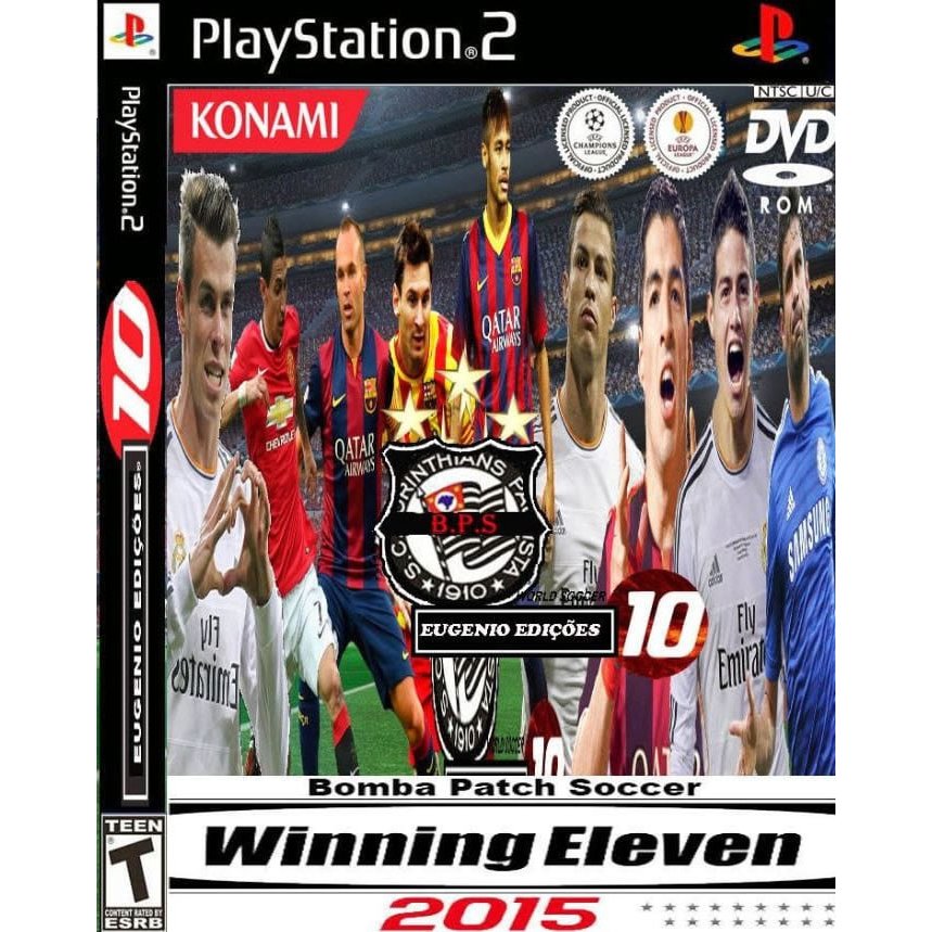 Bomba Patch Soccer WE 2015 Brasileirão A,B,C,D - Ps2