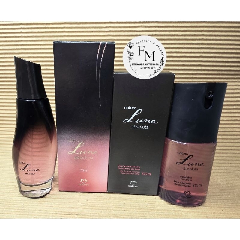 ✨ KIT LUNA ABSOLUTA NATURA – COLÔNIA + DESODORANTE CORPORAL ✨