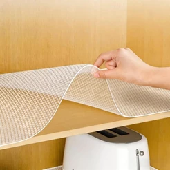 Forro Antiderrapante Para ArmáRio, Gaveta, Geladeira E Guarda Roupas- Transparente Multiuso