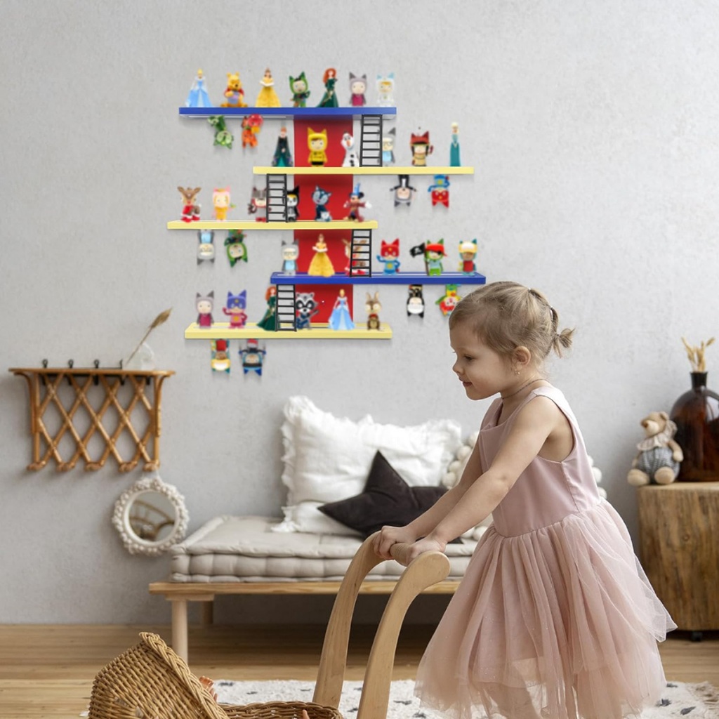 Prateleiras Infantil 100% Decorar Quarto/Sala/ Cozinha/Banheiro para 1:43 Bonecos Colecionáveis hot wheels
