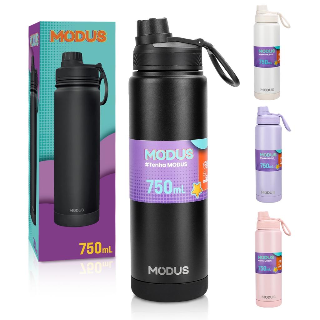 Garrafa Térmica de Aço Inoxidável 750ml Manter Quente e Frio com Base em Oferta na Shopee
