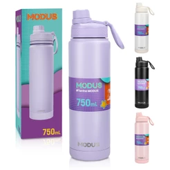 MODUS Garrafa Térmica Inox 750ml Água com Base Emborrachada