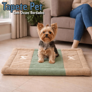 Cama Cachorro Pet Colchonete Tapete Para Piso Frio Impermeável 70x50 em Oferta na Shopee