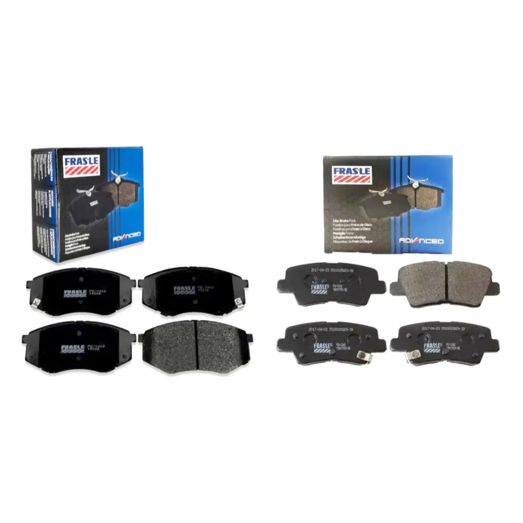 Kit Pastilha Dianteira E Traseira Sonata 2.4 2011 2012 2013 2014 Frasle