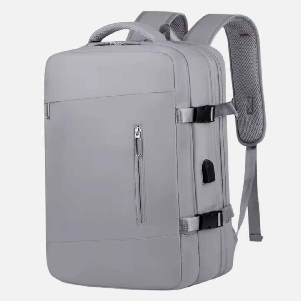 Mochila Expansível Premium para Notebook Faculdade Com USB Grande Para Viagem Avião Low Cust