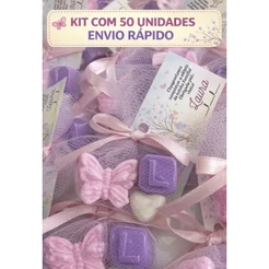 ✨ Lembrancinhas de sabonete em formato de borboleta – Kit com 50 unidades-Envio rápido 3 dias