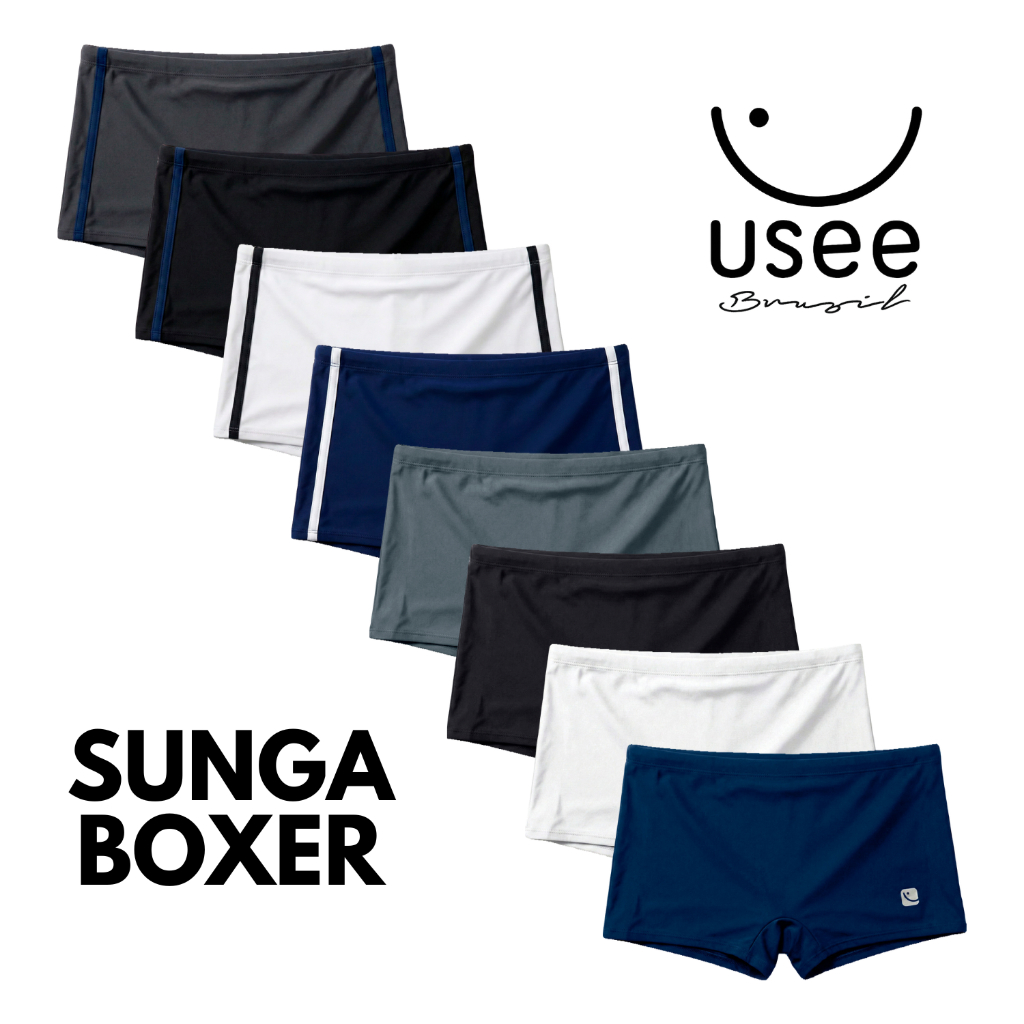 Sunga Boxer Usee Brasil Original Conforto Anatômica Secagem Rápida