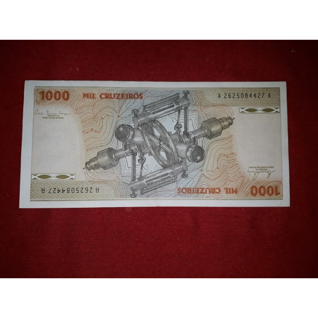 Cedula C 155 1000 Cruzeiros 1980 - SOBFE