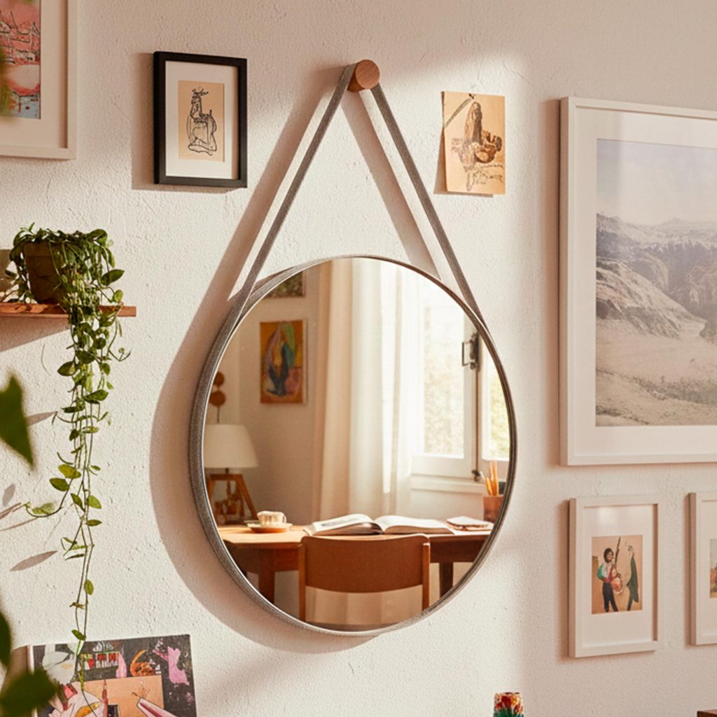 Espelho Redondo Decorativo Adnet 60 50 40 30cm Espelho para Banheiro Sala Mold em Oferta na Shopee