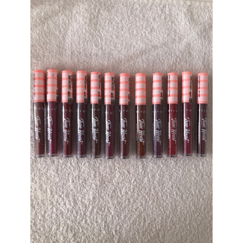 kit 2 Baton Líquido Matte True Heart Vivai - Cores do 01 ao 12