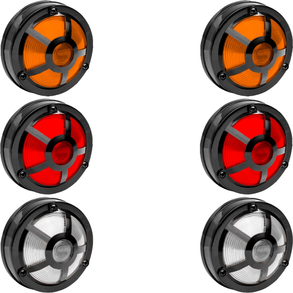 Lanterna Degrau Estribo MB 1113 1313 1513 Caminhão Mercedes Cara Preta Kit 6 Peças em Oferta na Shopee