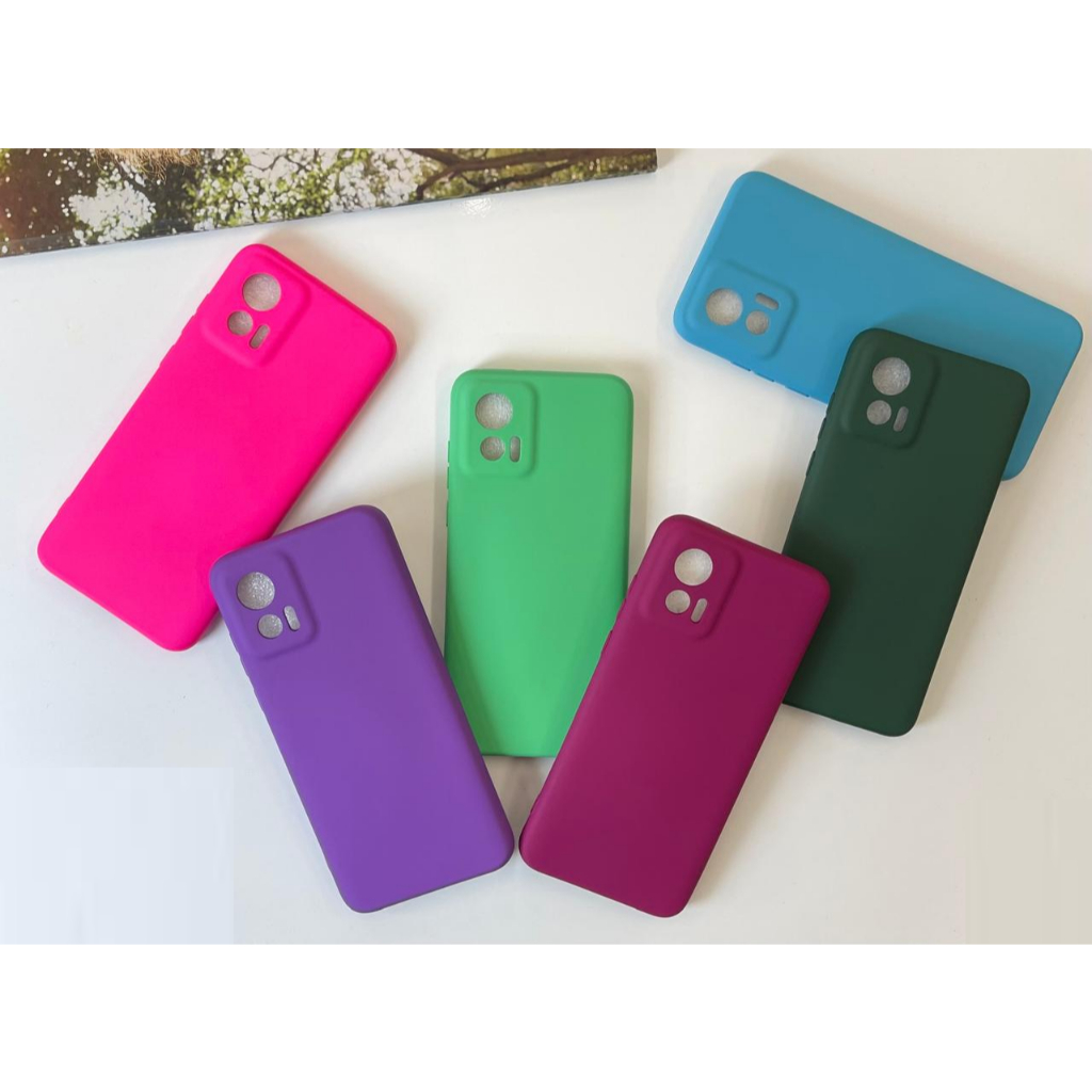 Kit Capinha Capa Case compatível Para - EDGE 30 NEO - Motorola Com Película 3D Silicone Aveludado em Oferta na Shopee