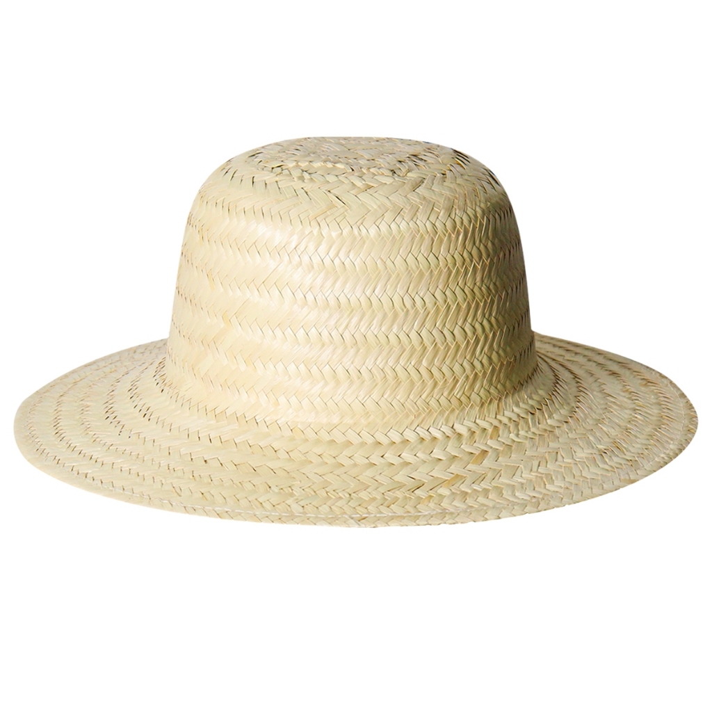 Chapéu De Palha Natural Amarelo Pantaneiro Roça Fazenda Moda Praia Sítio Gaúcho Mineiro Baiano Kit