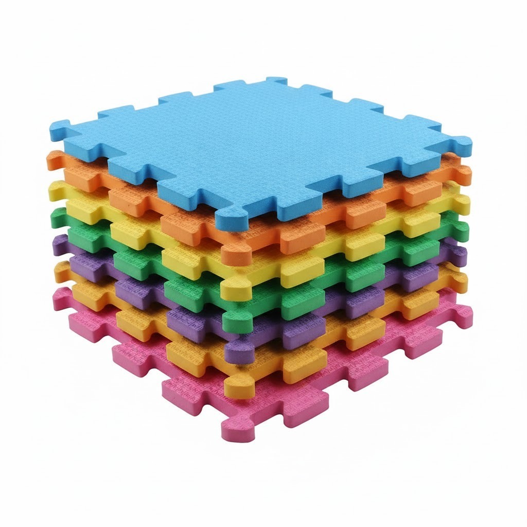 Tatame 50x50 Diversas Cores Criança Conforto 10mm Resistente Envio Rápido 4 Hastes Encaixe ou 8
