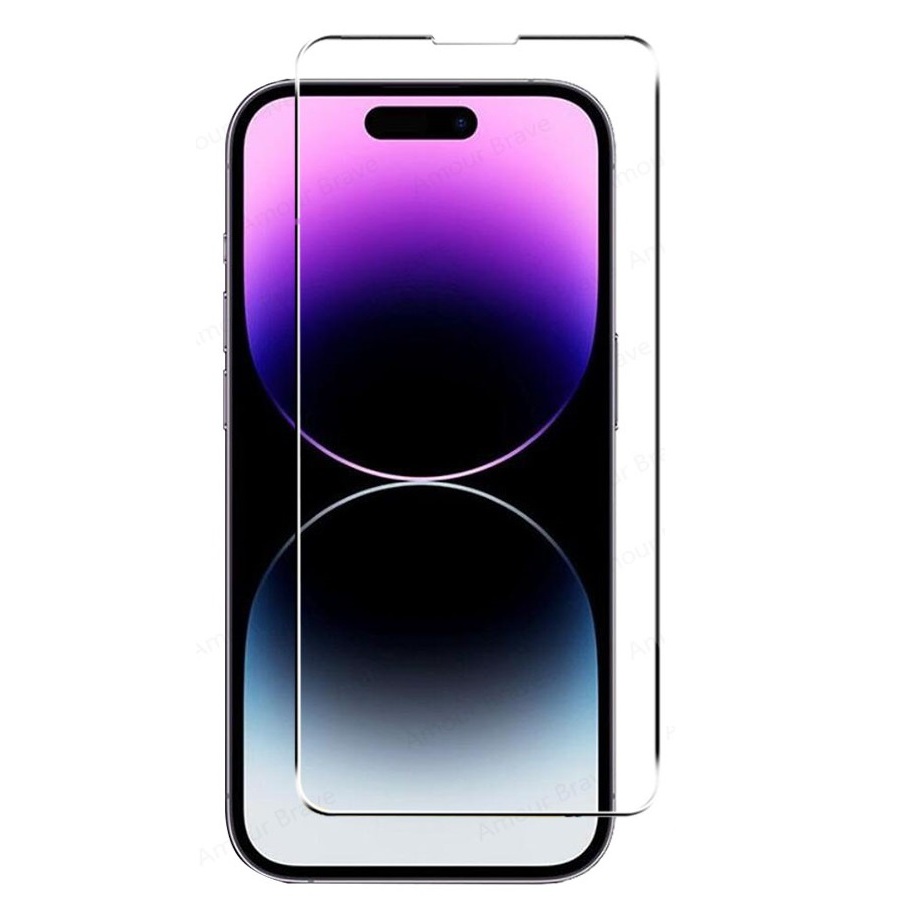 Película Para iPhone 14 / 14 Plus / 14 Pro / 14 Pro Max / 15 / 15 Plus / 15 Pro / 15 Pro Max Vidro Temperado 9h