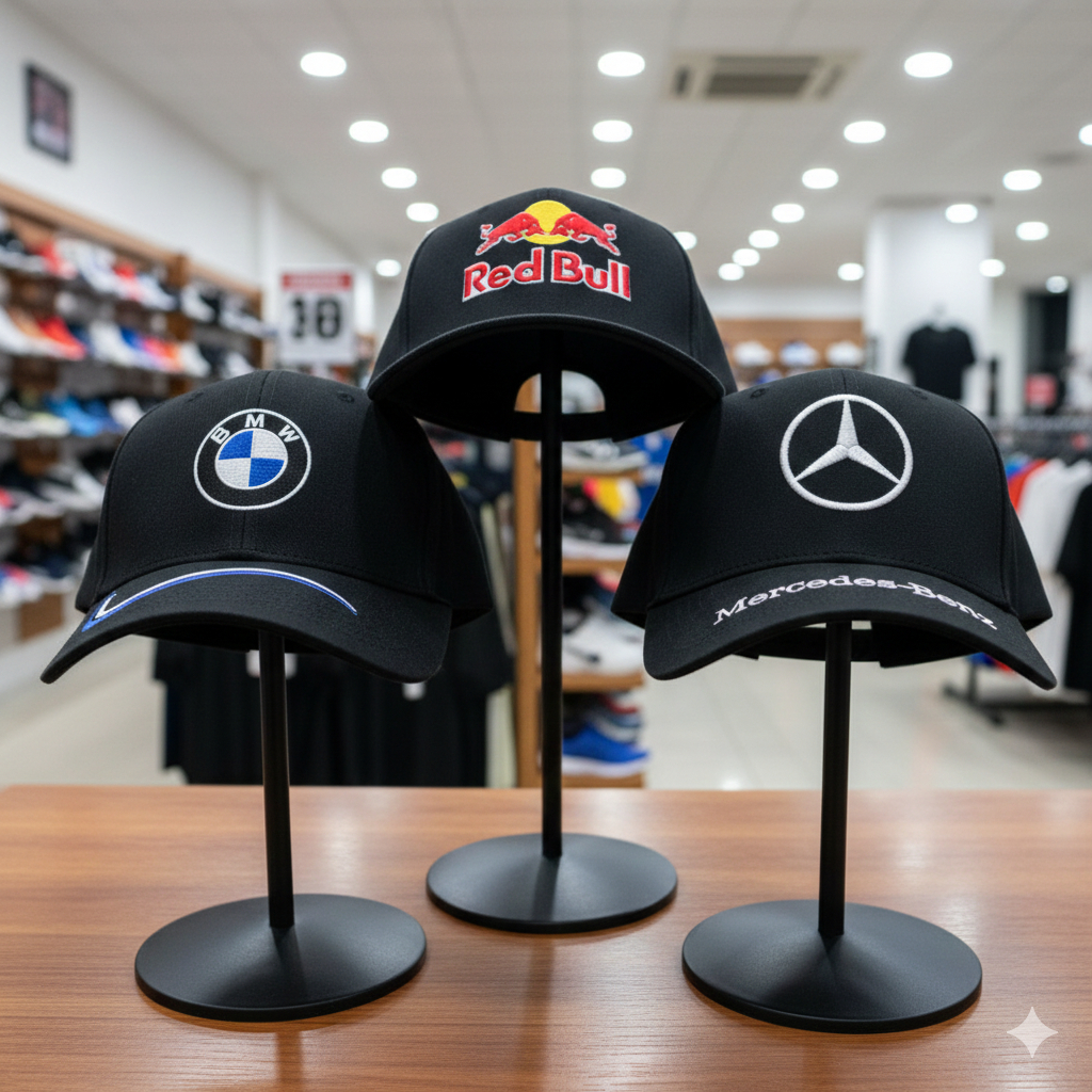 Boné BMW Mercedes Benz Red Bull Bordado Aba Curva Lindo e Estiloso em Oferta na Shopee
