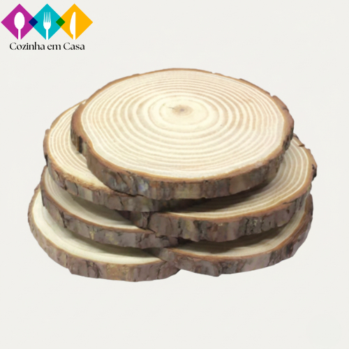 Kit 2 Base De Madeira Para Decoração em Oferta na Shopee