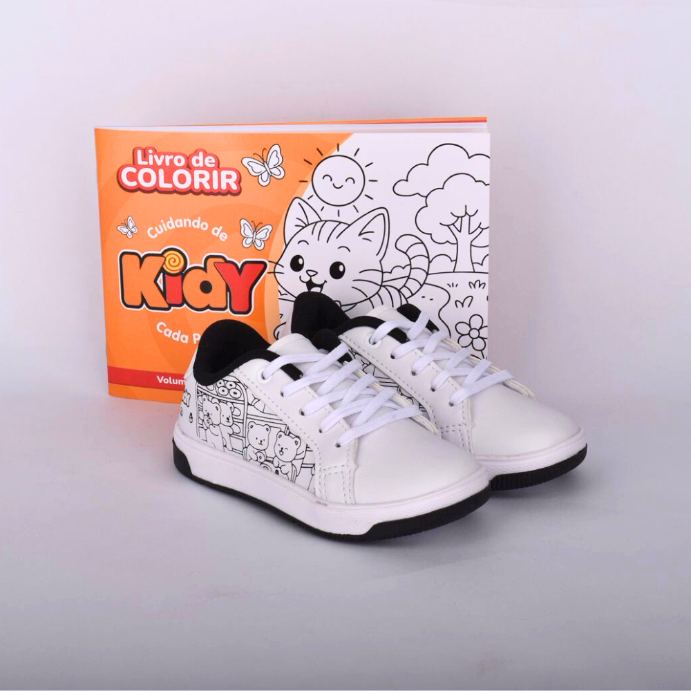 Kit Tênis Kidy Astral Bob Goods Infantil Menino Confortável Anatômico Leve Flexível Seguro Divertido