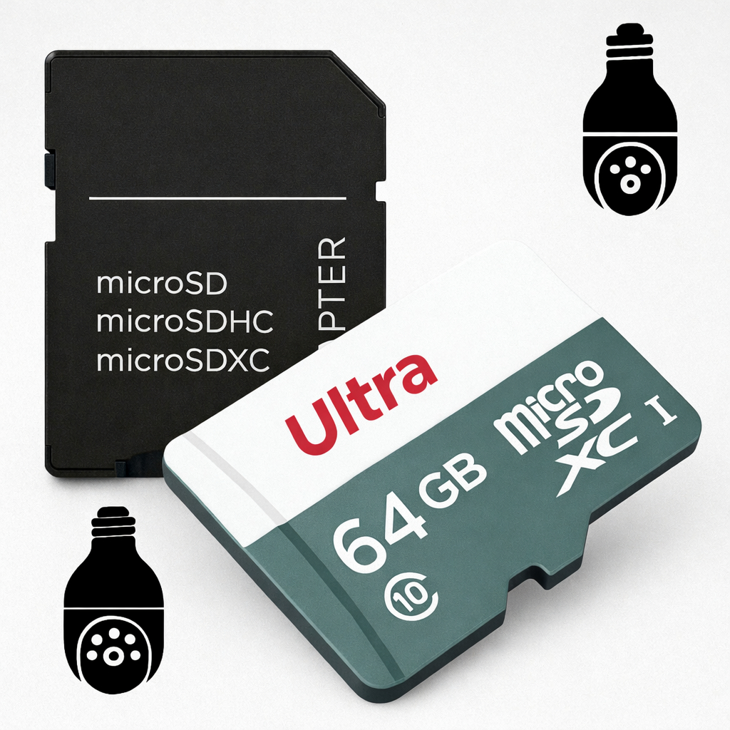 Cartão de Memória - MicroSD 64GB e 128GB Classe 10 Ultra: Câmeras de Segurança.