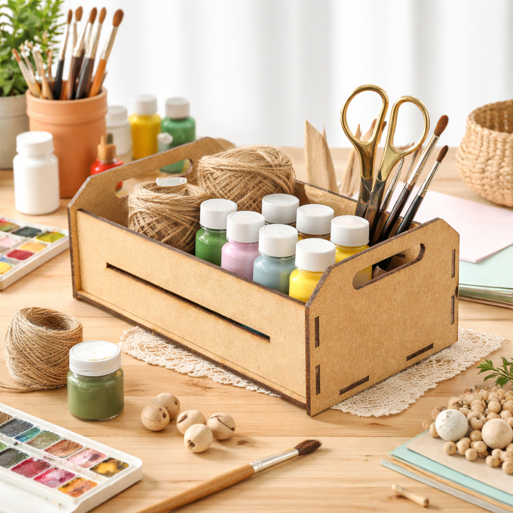 Kit 6 Caixinhas Caixotes MDF Cru Para Decoração De Festa Lembrancinhas Artesanais M12 em Oferta na Shopee