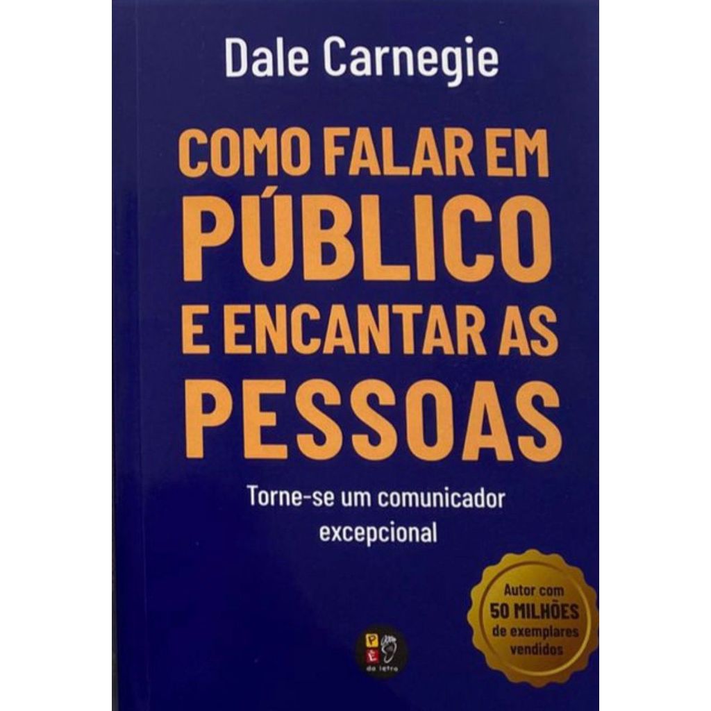 Livro Como Falar Em Publico E Encantar Pessoas - Dale Carnegie em Oferta na Shopee