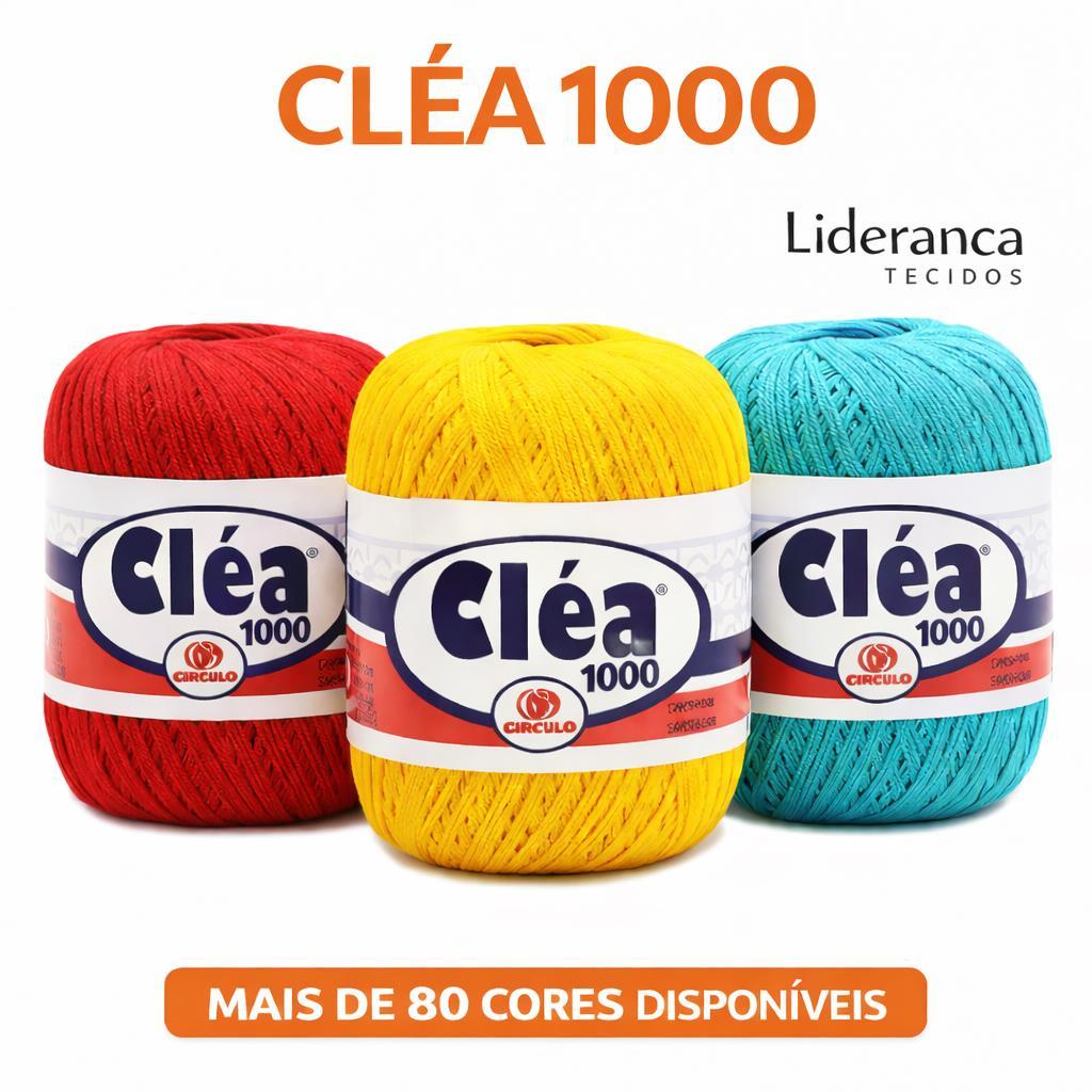 Linha Cléa 1000 Círculo – Fio Fino 100% Algodão para Crochê e Tricô