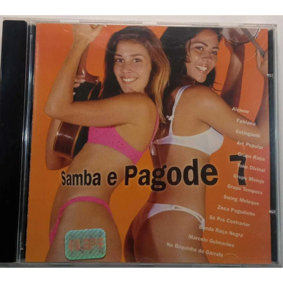 Cd Samba E Pagode Vol 7 Som Livre RAÇA NEGRA GRUPO RAÇA ÓTIMO ESTADO