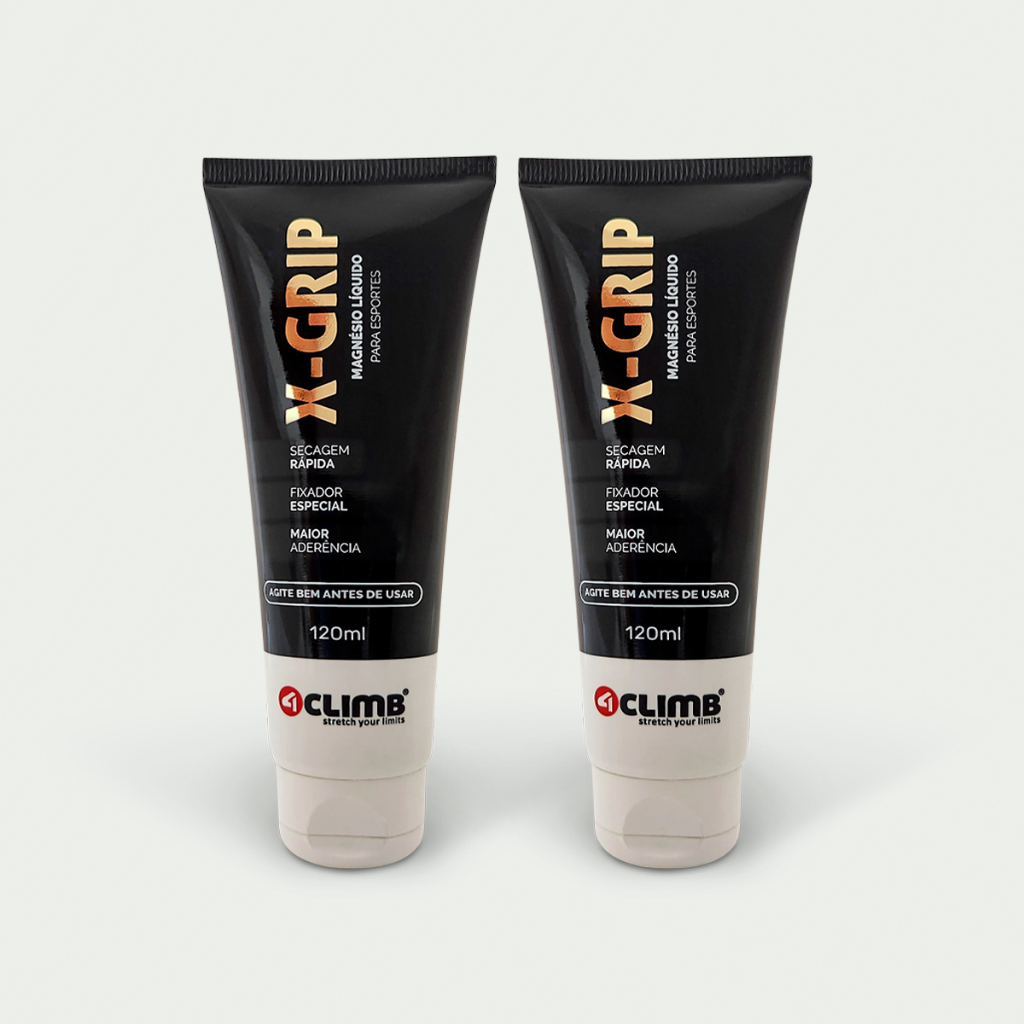 Kit 2 Unidades Magnésio Líquido X-GRIP 120ml 4climb Crossfit e Escalada